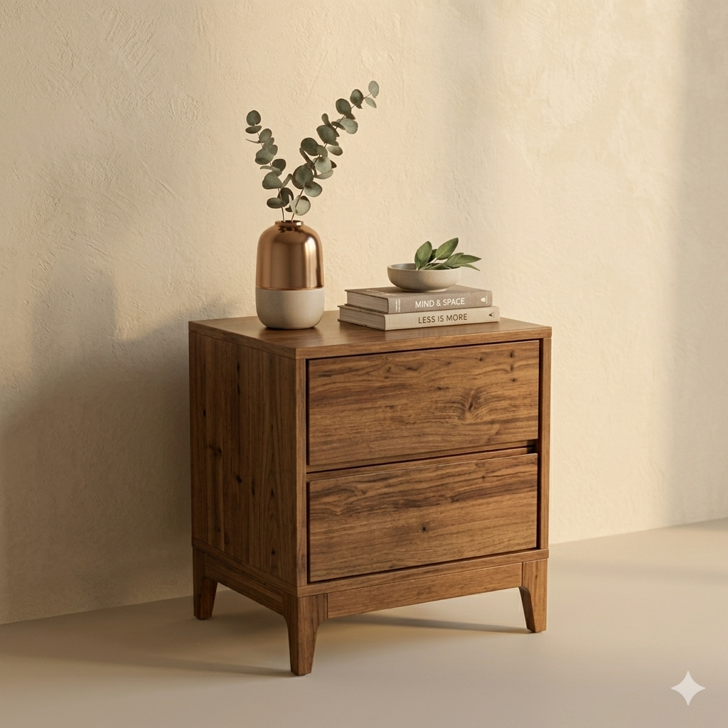 Norfolk Bedside Table (2 Drawer)